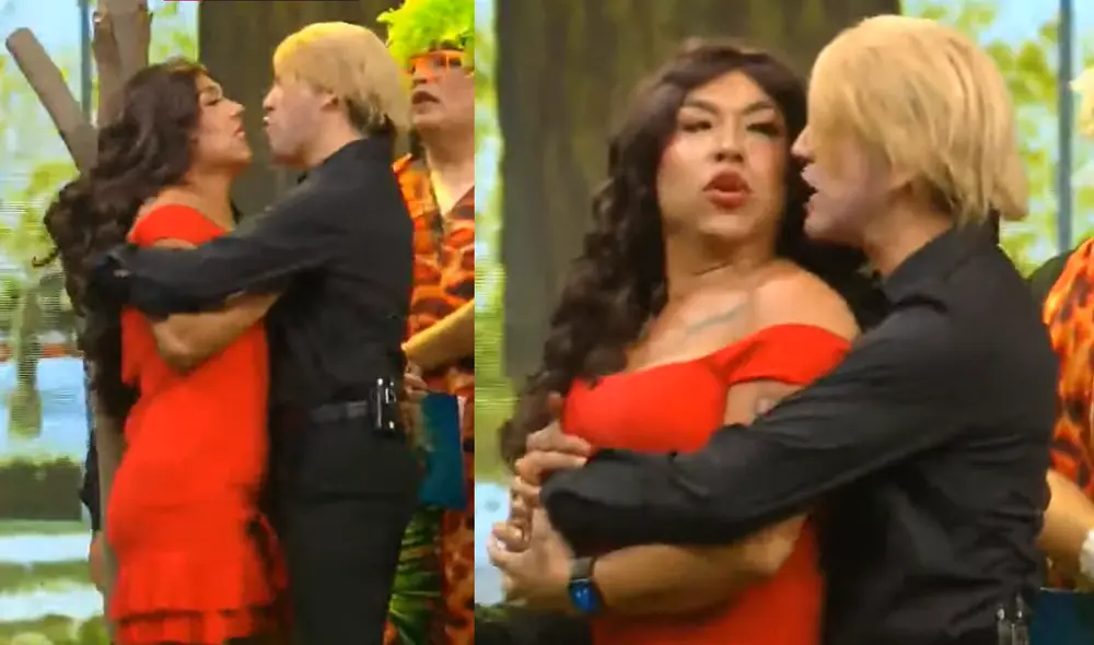 Ángelo Fukuy y Dayanita sorprendieron al jurado de "JB en ATV" con imitación de "Rubí". Foto y video: ATV