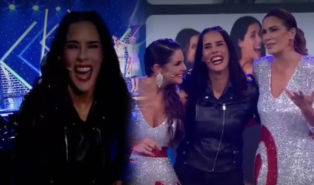 Gianella Neyra asegura que no había forma de que hicieran "Mujeres de la PM" sin ella. Foto: composición LR/ América TV - Video: América TV