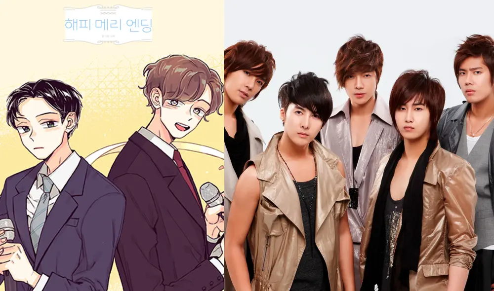 Kim Kyu Jong, actor del BL "Happy merry ending", fue cantante principal en SS501, grupo de k-pop que está en pausa hace más de 10 años. Foto: composición LR/Naver