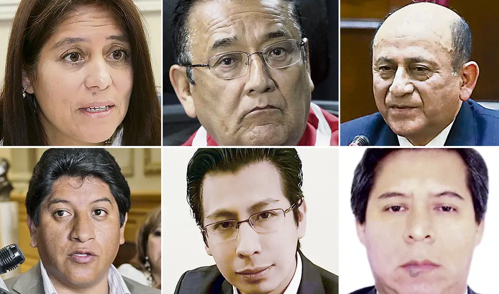 (De izquierda a derecha) Arriba: Delia Muñoz, Gastón Soto y Jorge Rioja. Abajo: Josué Gutiérrez, Miguel Soria y Pedro Cartolín. Foto: composición La República