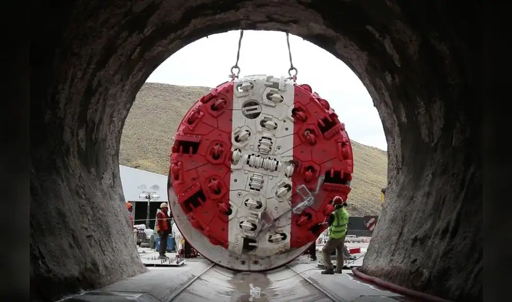¿Cambios para peor? Tuneladora ya no sería usada para hacer túneles de 16 kilómetros, sino apelarán a tecnología convencional. Foto: La República.