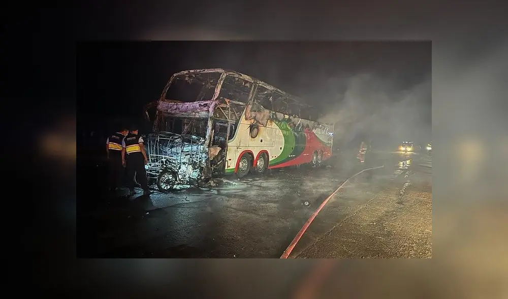 El cuerpo no ha podido ser identificado por las graves quemaduras. Foto: Radio RSD