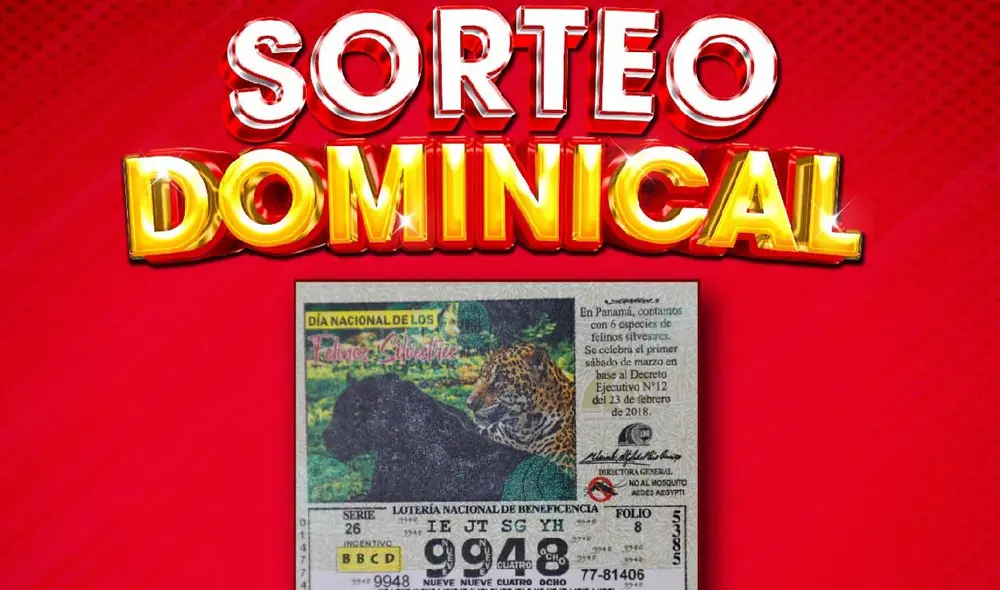 Lotería de Panamá realiza el Sorteo Dominical. Foto: @lnbpma/ Twitter