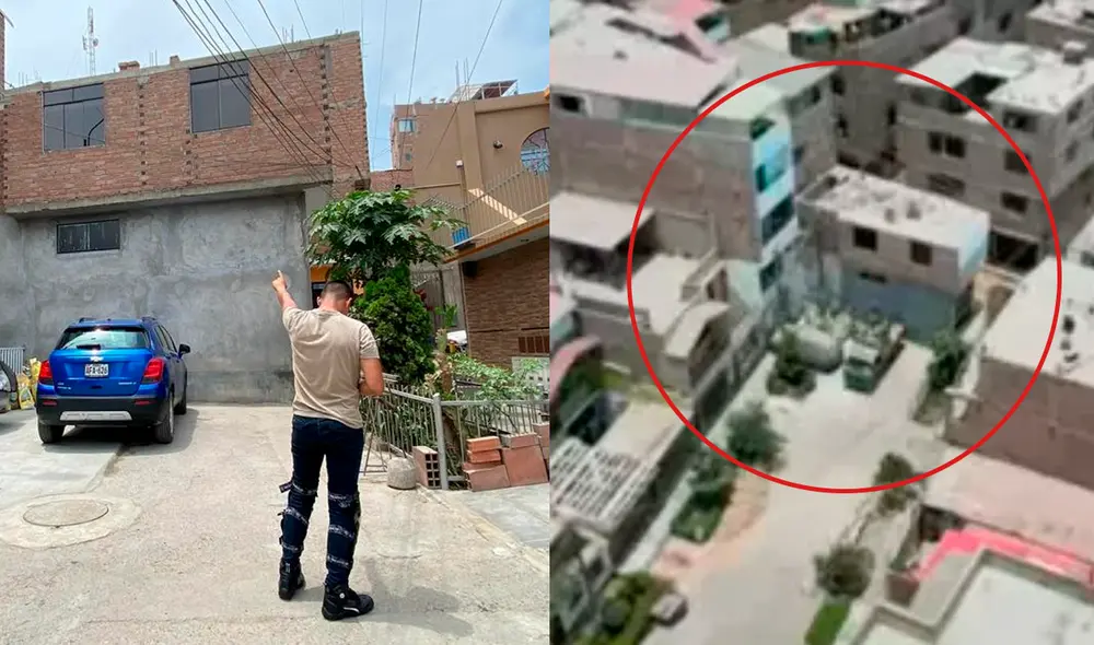 Vecinos pidieron la demolición inmediata de dicha vivienda que obstaculiza el paso. Foto: La República / captura de Latina Noticias