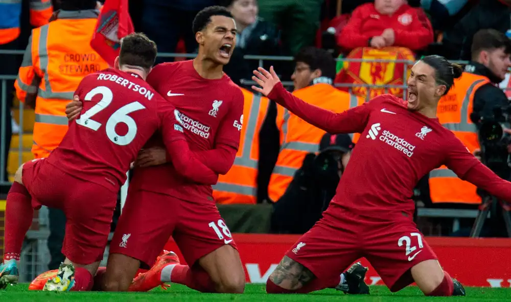 Liverpool sacó una importante victoria ante los Diablos Rojos en Anfield. Foto: EFE