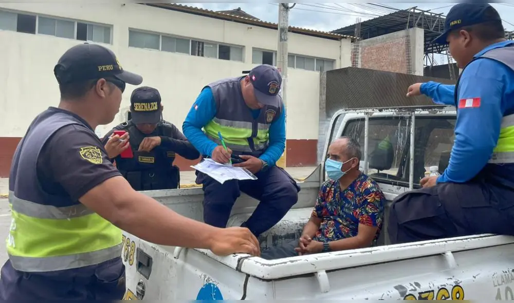 Un ciudadano ayudó con la captura del delincuente. Foto: Rosa Quincho / URPI-LR Un ciudadano ayudó con la captura del delincuente. Foto: Rosa Quincho / URPI-LR