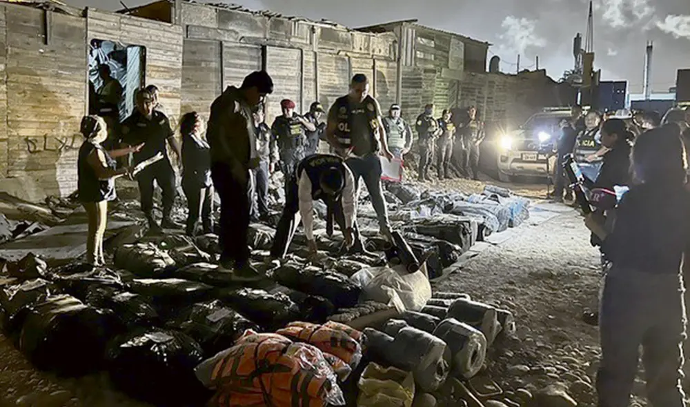 Golpe. En enero, la Dirandro intervino en el Callao casi tres toneladas de cocaína. Foto: difusión