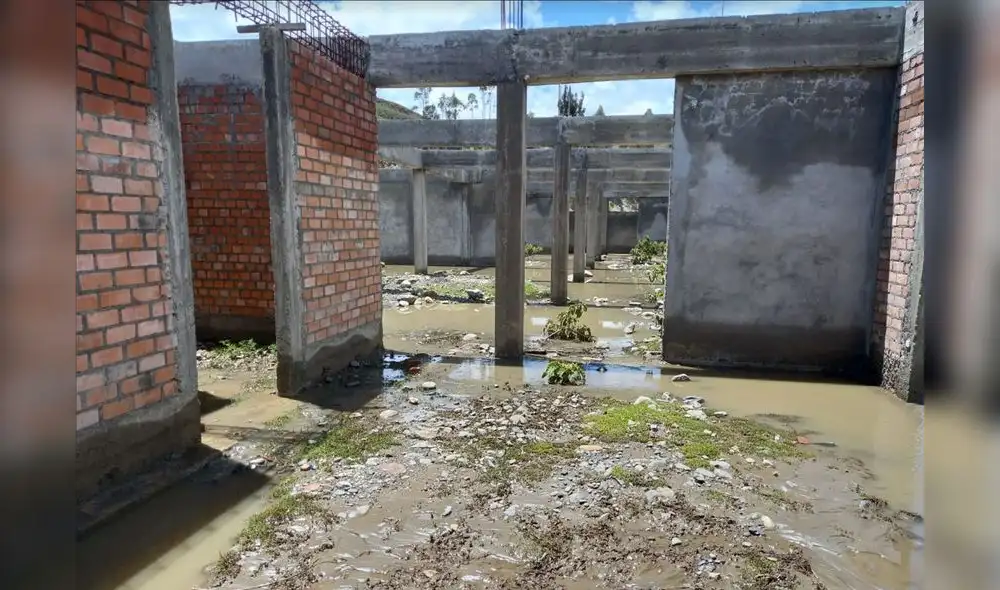 Estado. Infraestructura fue levantada en faja del río Santa. Foto: difusión