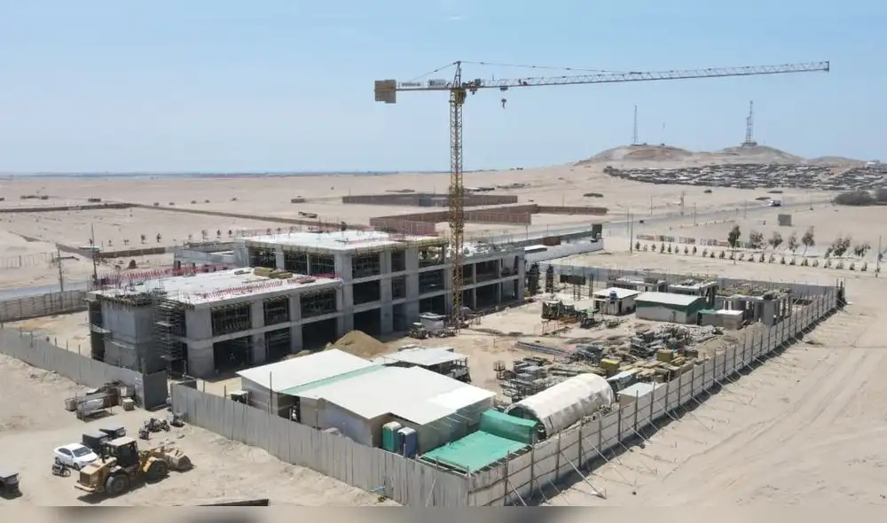 en la espera. Obra de centro de salud de Reque I-4 está en proceso de construcción y es uno de los proyectos pendien0tes. La República