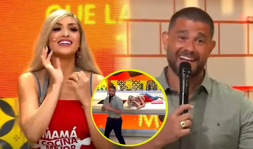 Michelle Soifer queda rendida ante Yaco Eskenazi en programa. Foto: composición LR/ América TV - Video: América TV