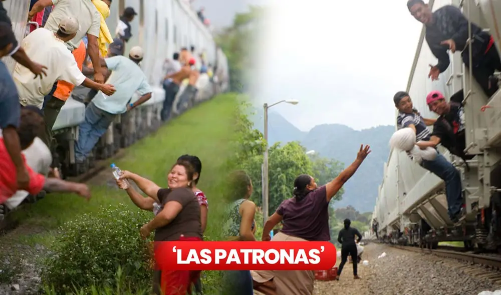 'Las Patronas' iniciaron una noble tradición colectiva con la intención de ayudar al prójimo. Foto: Dawn Paley/ Universidad Veracruzana/ Composición LR