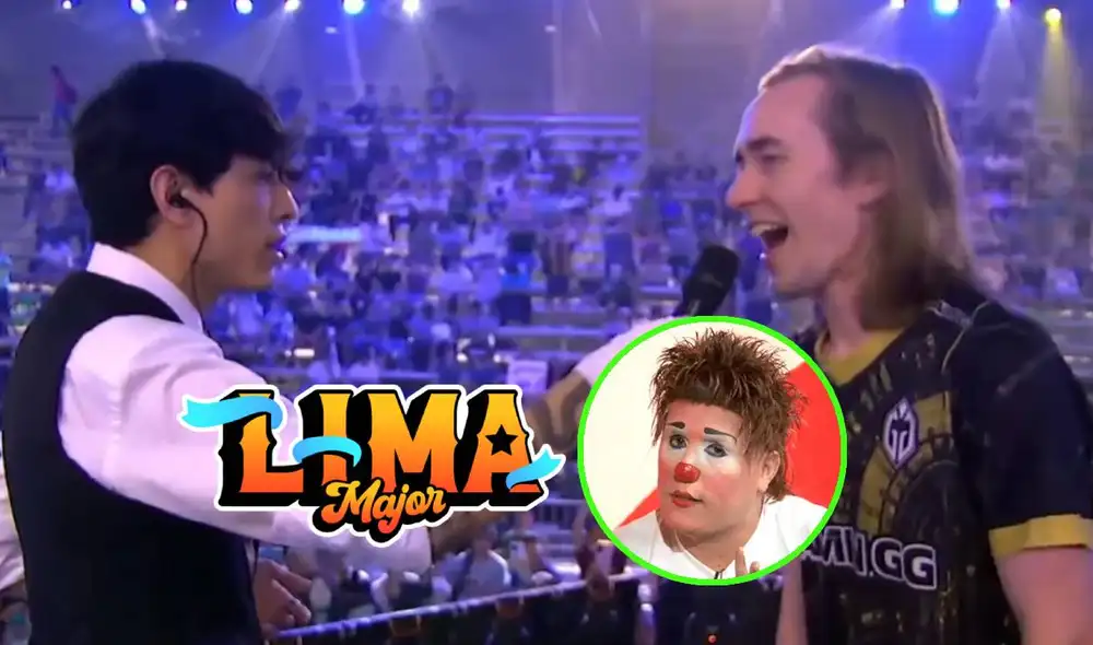 Se metió su "gaaaaa". El popular Quinn, quien saldría campeón de la Lima Major 2023, protagonizó un momento memorable frente al público peruano. Foto: composición LR/4D Esports