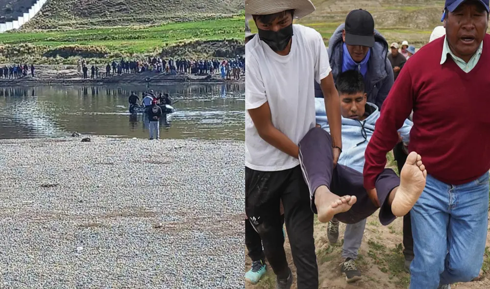 Varios soldados fueron rescatados en Ilave. Foto: TV Internacional-Ilave/ Facebook