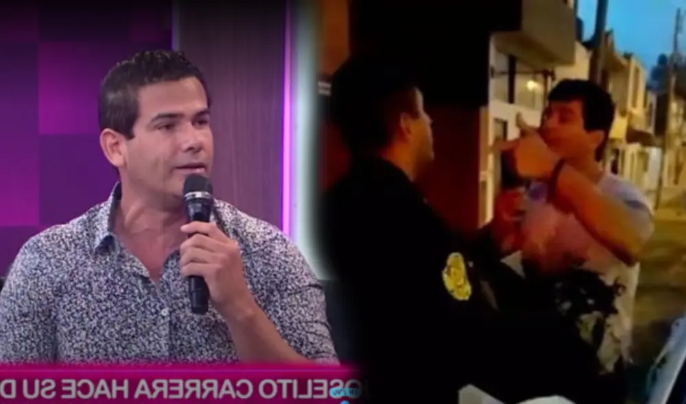 Joselito Carrera no hace mea culpa por intervención con la PNP Foto: composición LR/ Captura América Joselito Carrera no hace mea culpa por intervención con la PNP Foto: composición LR/ Captura América