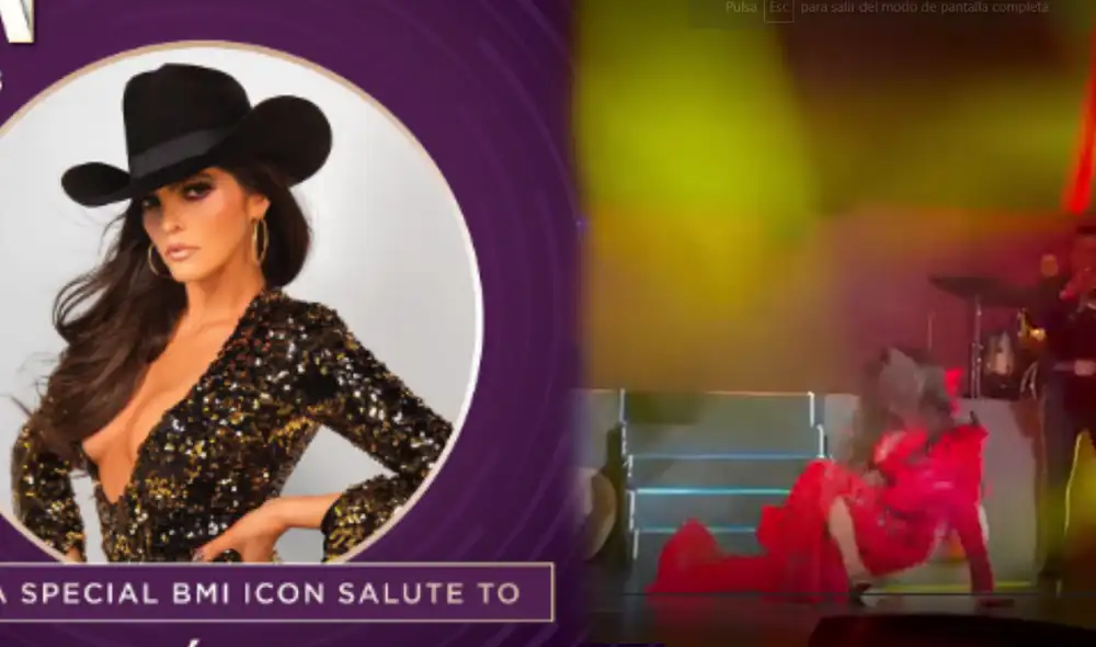 Ana Bárbara resbala con su vestimenta en pleno Show en México. Ana Bárbara resbala con su vestimenta en pleno Show en México.