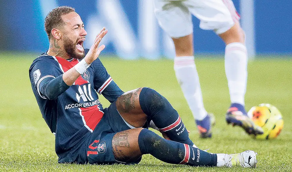 Dolor. El delantero no jugará lo que resta de la temporada con el PSG por una lesión. Foto: EFE