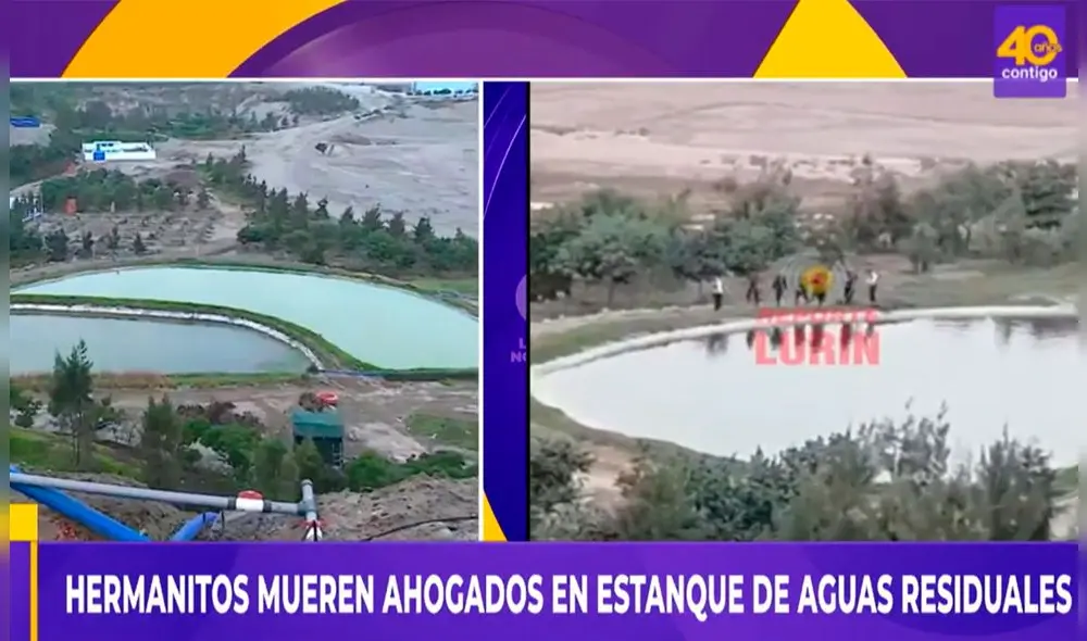 Familiares de los 2 hermanos aseguraron que pedirán apoyo a la empresa para el entierro de los menores. Foto: captura de Latina. | Video: Vanesa Trebejo/URPI-LR