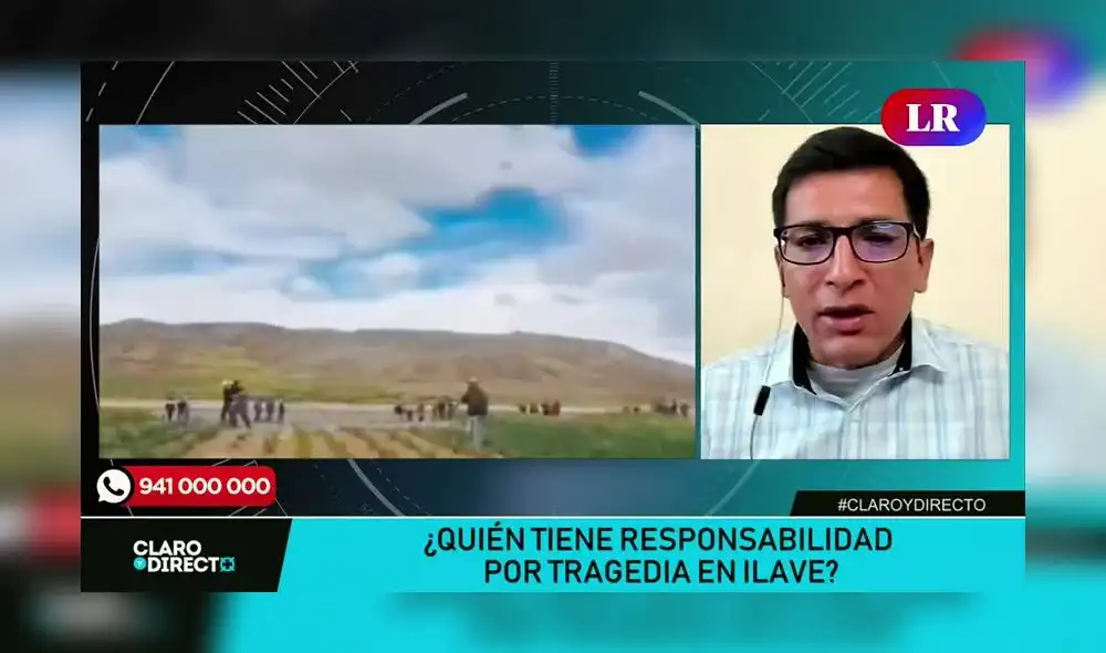 Liubomir Fernández narra lo sucedido en el río Ilave. Foto: captura LR+ - Video: LR+ Liubomir Fernández narra lo sucedido en el río Ilave. Foto: captura LR+ - Video: LR+