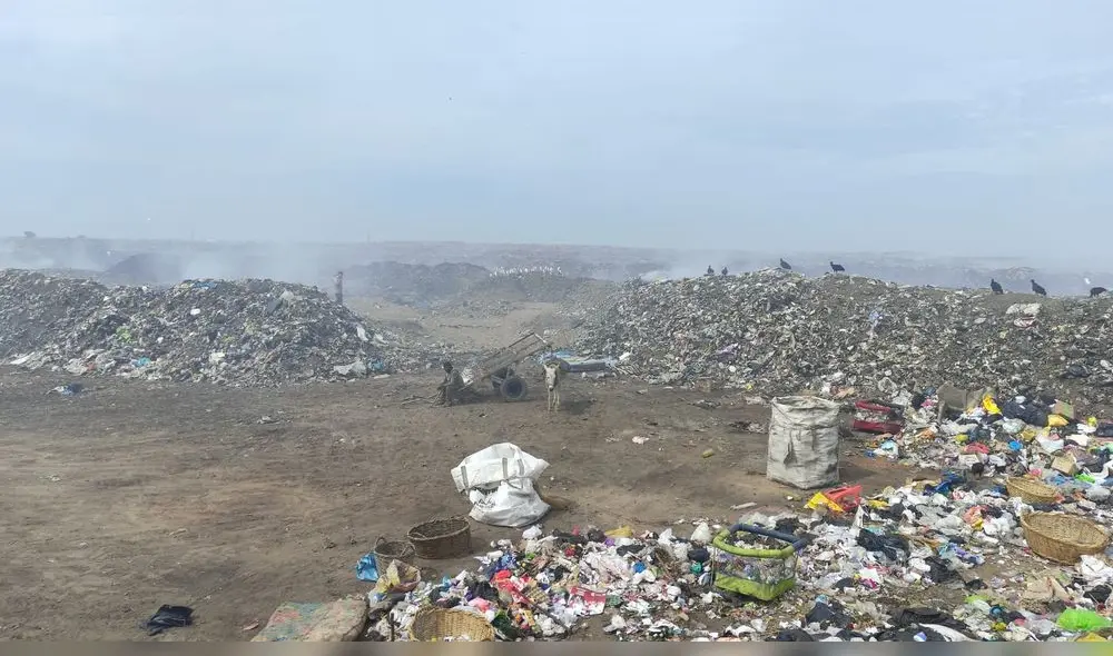Cerros de basura proliferan en más de 20 hectáreas. Foto: La República