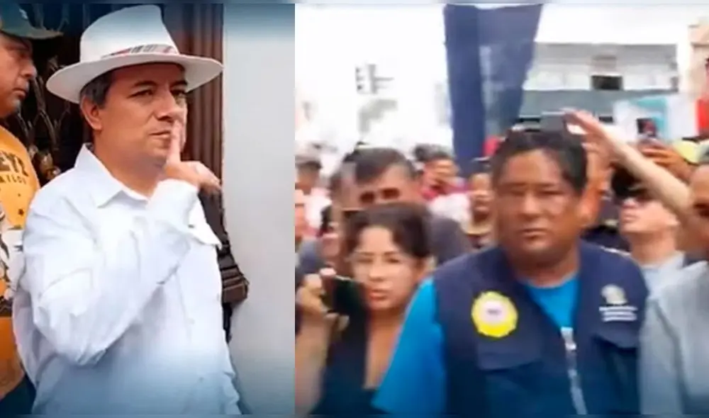 Tensa situación se vivió este 7 de marzo. Foto: composición LR/Noticias Trujillo - Video: Noticias Trujillo