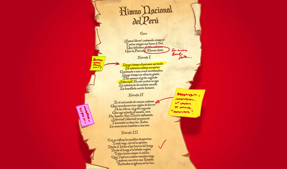 La restauración del Himno Nacional / Foto: PUCP