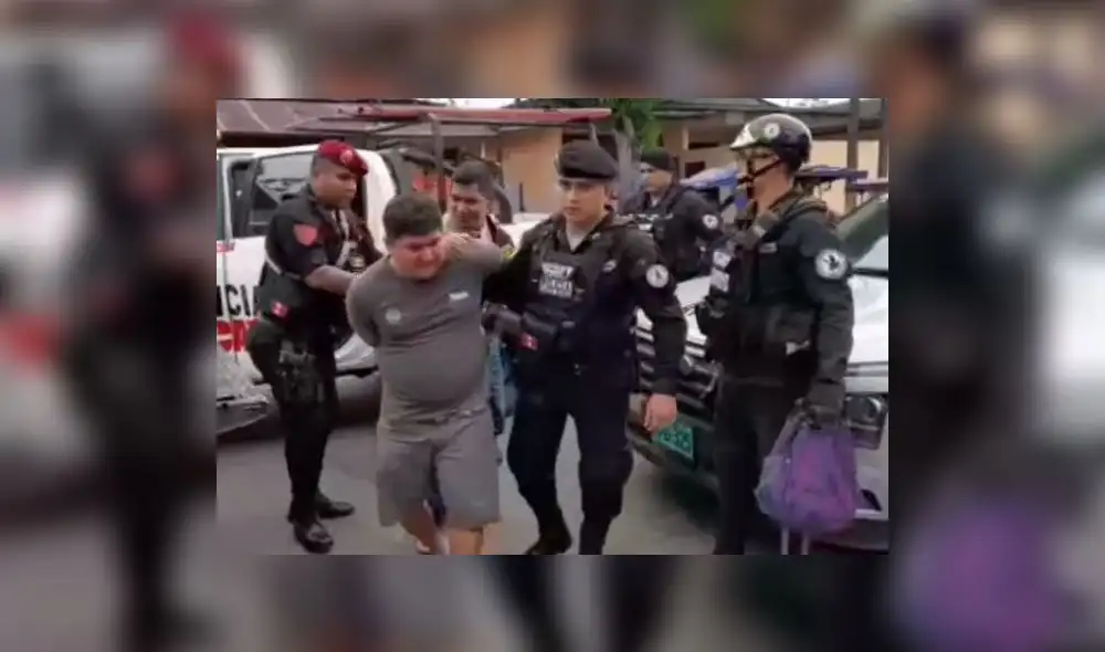 Detenidos fueron llevados al Departamento de Prevención de Robo de Vehículos. Foto: captura Iquitos Informa