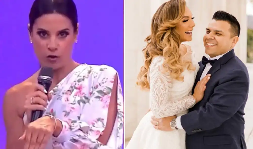 Isabel Acevedo mostró su costoso anillo de compromiso. Foto: captura de América TV / Video: América TV