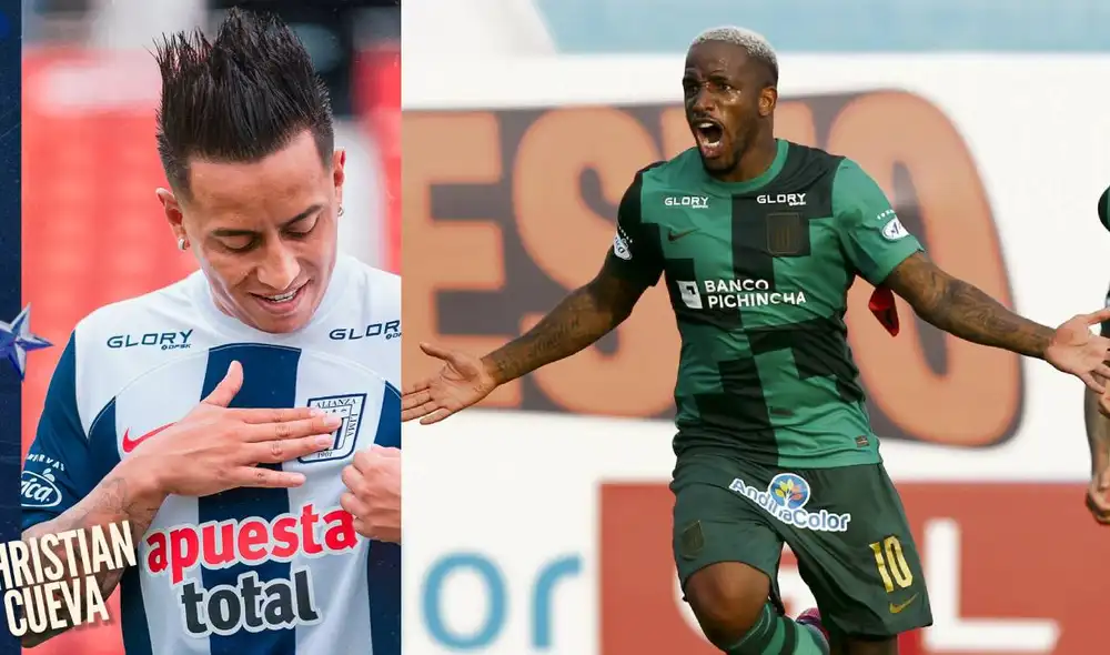 Jefferson Farfán celebró la llegada de Cueva a Alianza Lima. Foto: composición/Alianza Lima/Liga 1