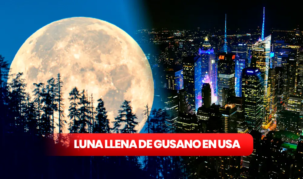 Esta será la última luna llena del invierno boreal, ya que el próximo 21 de marzo comienza la primavera en el hemisferio norte de la Tierra. Foto: composición LR/Pixabay/iStock