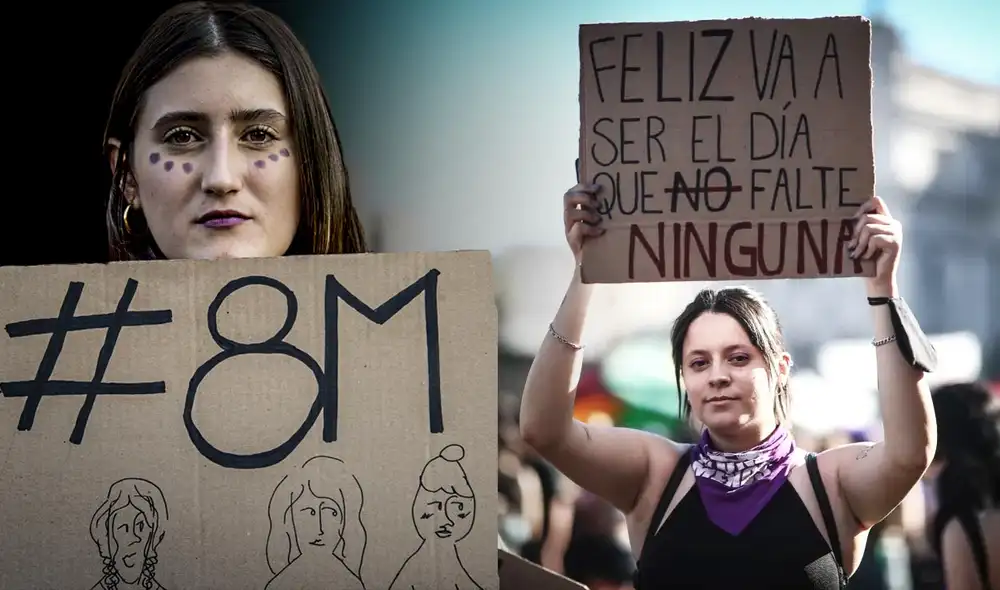Este 8 de marzo, las mujeres en Latinoamérica se movilizarán exigiendo sus derechos. Foto: composición LR/EFE/AFP