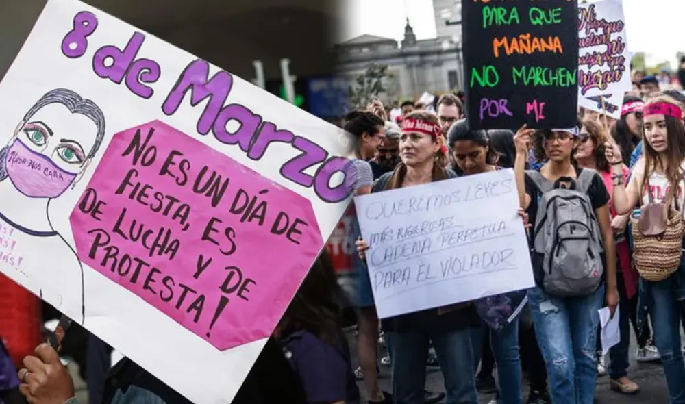 El 8M es un día para conmemorar, no celebrar. Foto: composición LR/AFP/Ernesto Benavides/EFE/Luis Torres