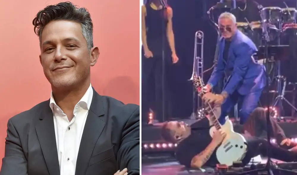 Alejandro Sanz se vuelve viral tras provocar accidente de uno de sus músicos. Foto: composición LR/ Lecturas/ Captura de Twitter - Video: Twitter/@Tufomx