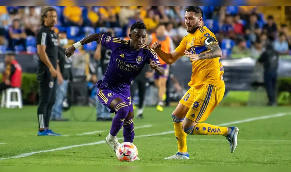 Tigres y Orlando City empataron sin goles en el Estadio Universitario. Foto: EFE
