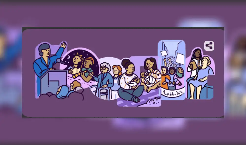 El 8 de marzo se conmemora el Día Internacional de la Mujer en todo el mundo. Foto: captura Google El 8 de marzo se conmemora el Día Internacional de la Mujer en todo el mundo. Foto: captura Google