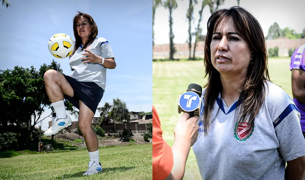 Nelfi Ibáñez se hizo conocida a nivel mundial por su capacidad y esfuerzo para incursionar en el fútbol masculino. Foto: Composición GLR / Archivo GLR Nelfi Ibáñez se hizo conocida a nivel mundial por su capacidad y esfuerzo para incursionar en el fútbol masculino. Foto: Composición GLR / Archivo GLR