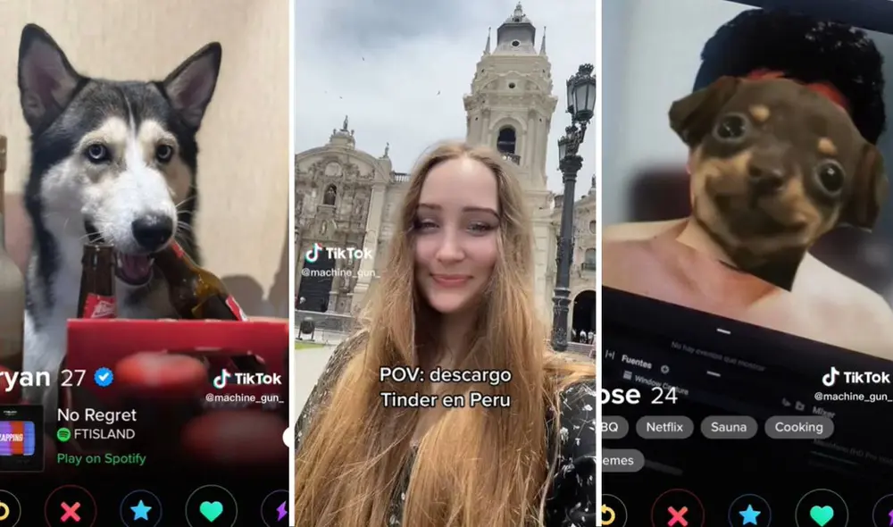 El clip se hizo viral en todas las redes sociales. Foto: composición LR/captura de TikTok/@Machine_Gun_