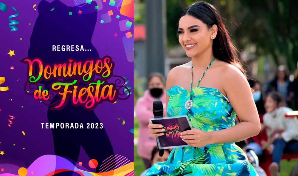 Cielo Torres se fue de "Domingos de fiesta" después de más de un año. Fotos: Facebook Domingos de Fiesta