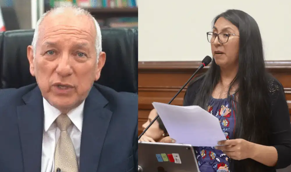 Ruth Luque dijo que las declaraciones del ministro Becerra no solo deben ser "reprochadas políticamente, sino penalmente". Foto: Composición LR Ruth Luque dijo que las declaraciones del ministro Becerra no solo deben ser "reprochadas políticamente, sino penalmente". Foto: Composición LR