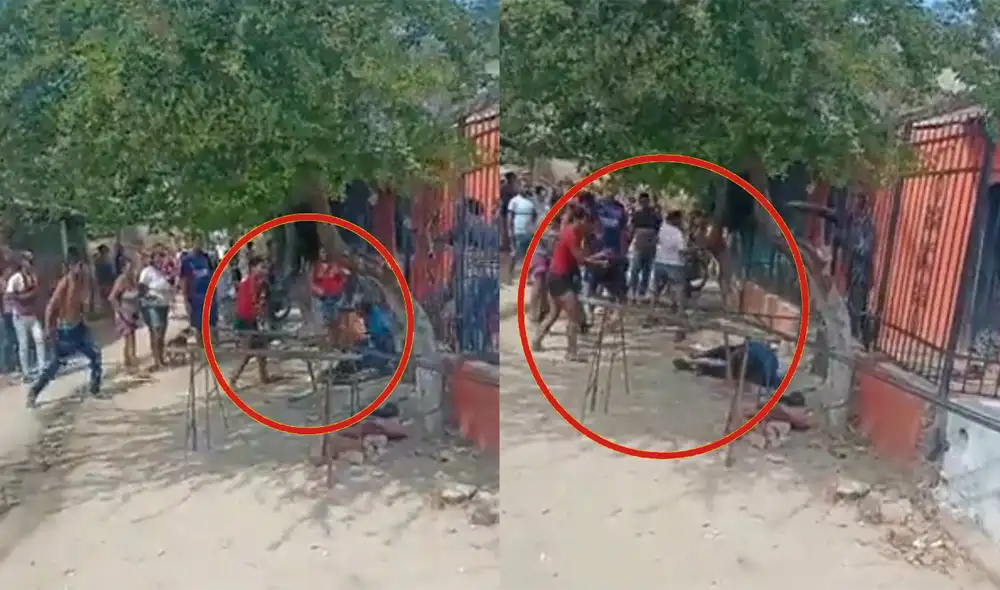 La mujer le pegó el agresor de su hija con un machete, en la ciudad de Santa Marta, Colombia. Foto: Once Noticias La mujer le pegó el agresor de su hija con un machete, en la ciudad de Santa Marta, Colombia. Foto: Once Noticias