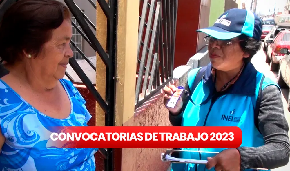 Convocatoria en INEI 2023: entérate cómo postular aquí. Foto: composición LR/INEI