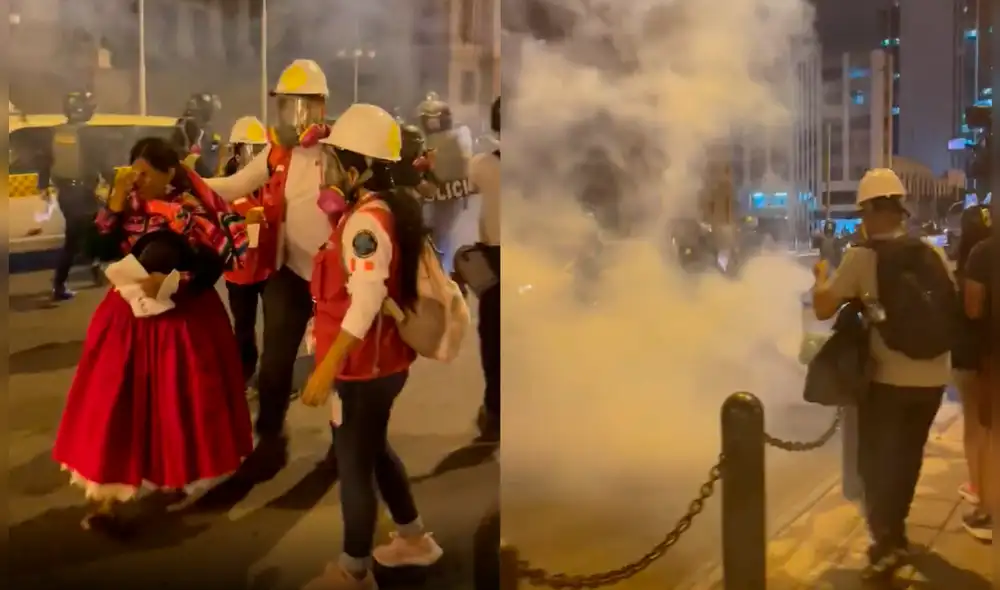 Entre las manifestantes se encontraban mujeres provenientes de otras regiones como Puno. Foto: captura de Twitter/@PeriferiKAT