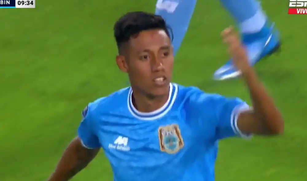 El exjugador de Cristal marcó el primer tanto en el Nacional. Foto: ESPN El exjugador de Cristal marcó el primer tanto en el Nacional. Foto: ESPN