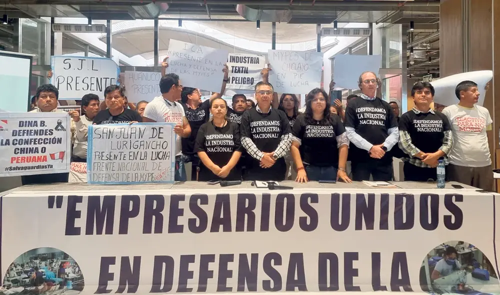 Posición. Más de 13.000 empresas en riesgo por importaciones masivas de prendas chinas. Foto: difusión