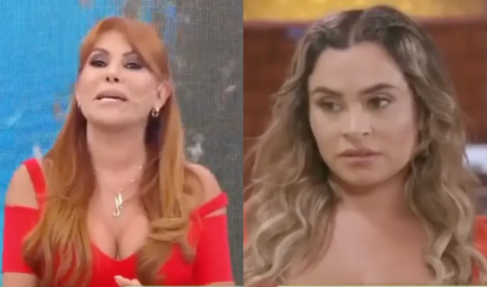 Magaly Medina considera que Ethel Pozo necesita más clases de actuación. Foto: composición LR/captura - Video: ATV