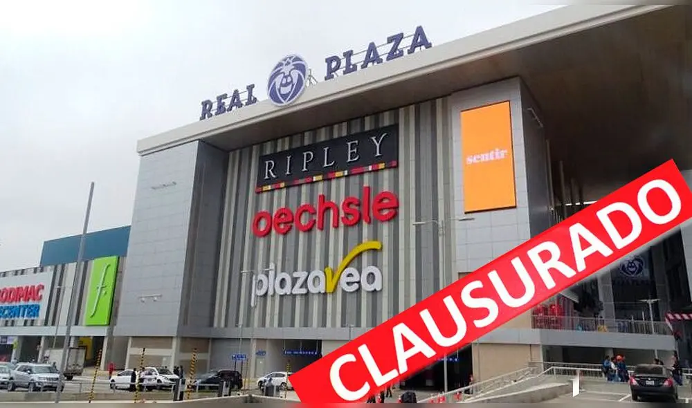 Real Plaza de Puruchuco es clausurado por 30 días desde este 8 de marzo. Foto: composición LR / difusión Real Plaza de Puruchuco es clausurado por 30 días desde este 8 de marzo. Foto: composición LR / difusión