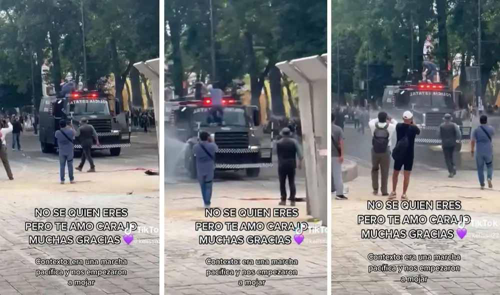 Las imágenes de las manifestaciones del 8M en Tlaxcala, México. Video: @kelissa22/TikTok Las imágenes de las manifestaciones del 8M en Tlaxcala, México. Video: @kelissa22/TikTok