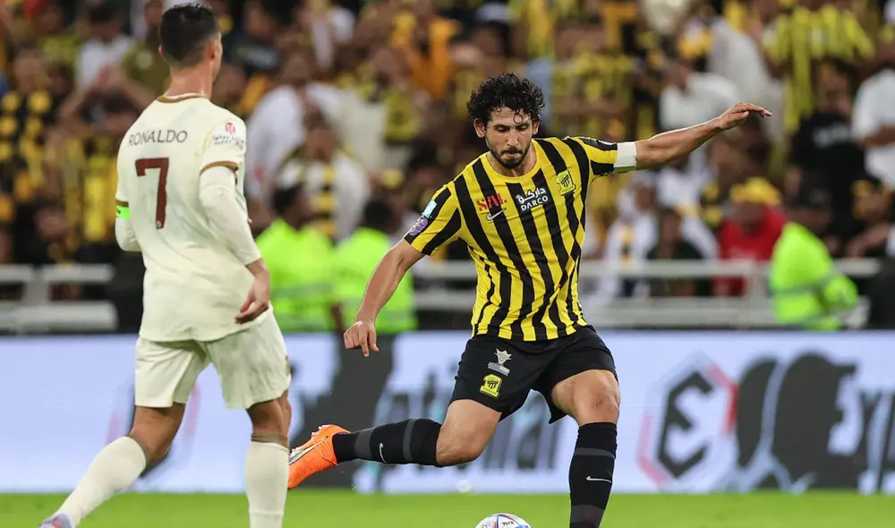 Cristiano Ronaldo fue titular en Al Nassr contra Ittihad. Foto: Al Ittihad