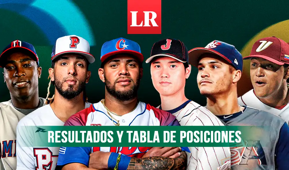 Clásico Mundial de Béisbol: sigue los resultados, tabla de posiciones y juegos de hoy. Foto: composición LR/Jazmin Ceras