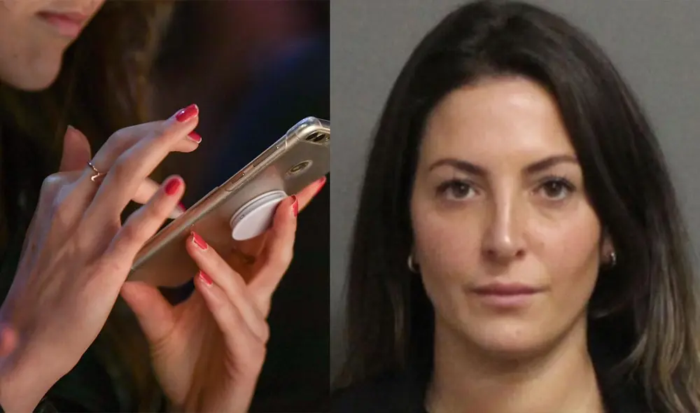 La cocinera de una escuela en Estados Unidos usaba Snapchat para enviar fotos y videos de ella desnuda a un menor. Foto: composición LR/iStock/CONNECTICUT STATE POLICE