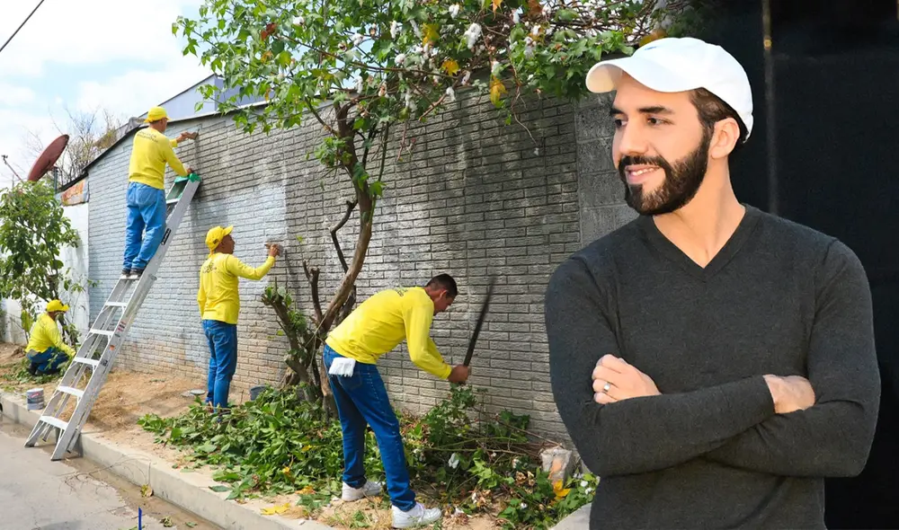 Esta medida forma parte del plan contra la inseguridad de Nayib Bukele. Foto: composición LR/Penales SV/AFP - Video: Penales SV